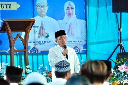 Safari Ramadan di Towuti, Bupati Irwan Larang Kios Pasar Disewakan