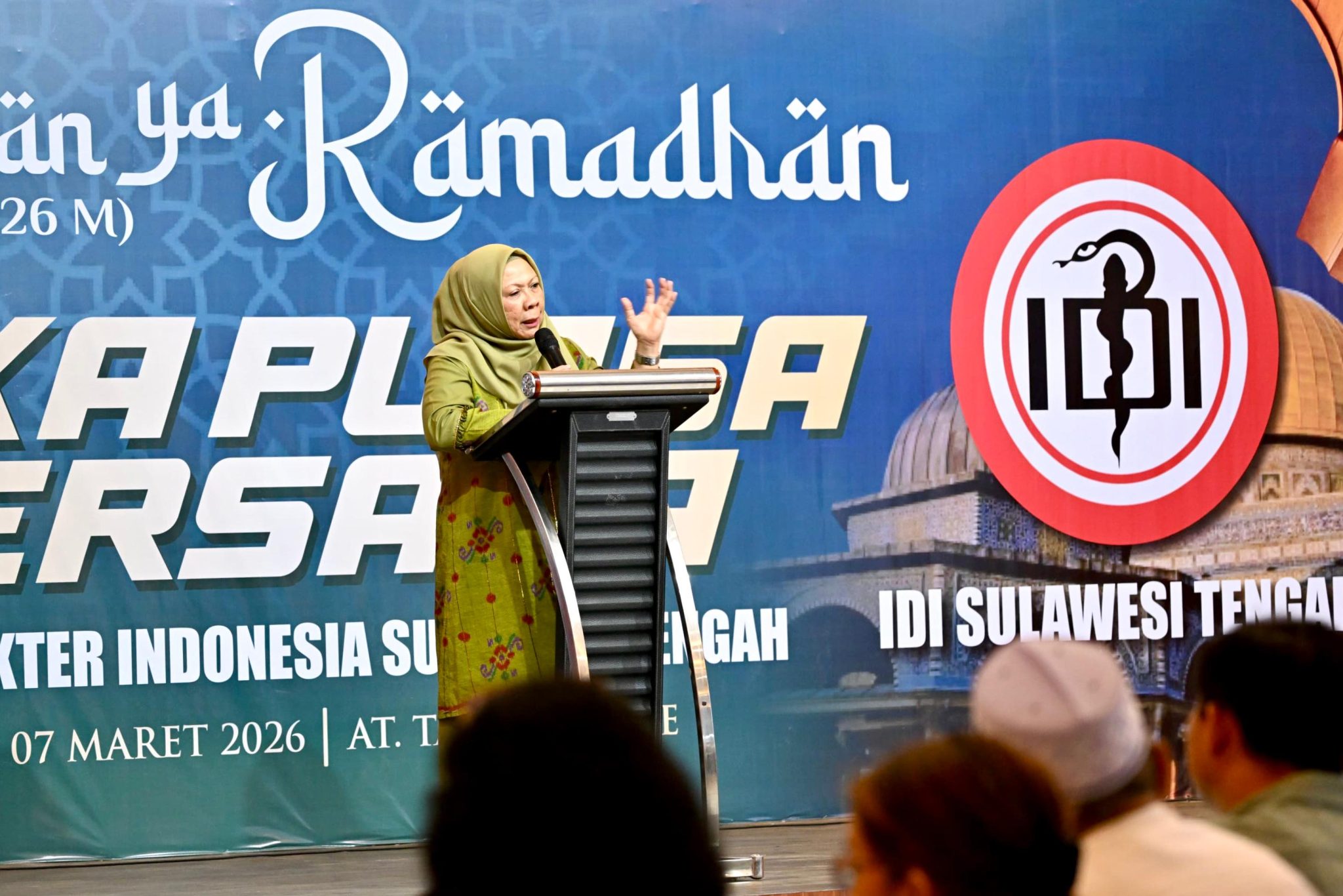 Wagub Sulteng Buka Puasa Bersama IDI: Momentum Jaga Silaturahmi