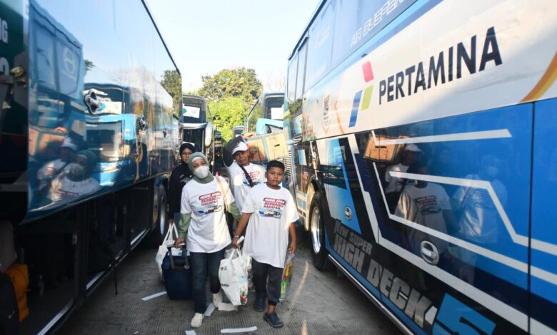 Dukung Program Pemerintah Hemat Energi, Pertamina Berangkatkan Ribuan Pemudik