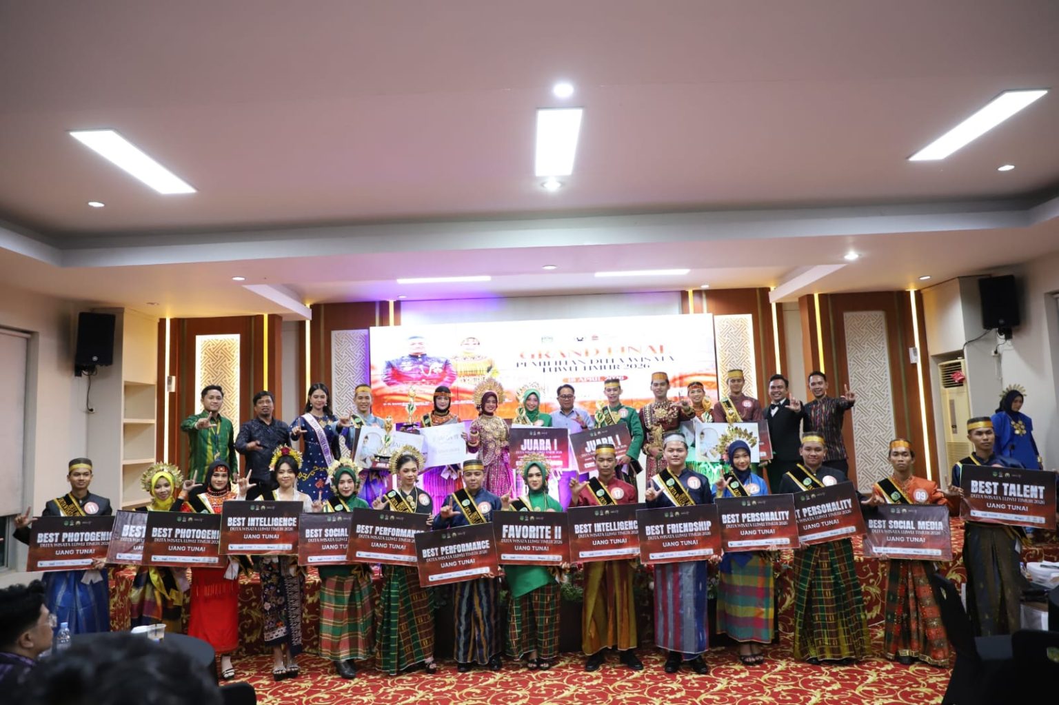 Bupati Irwan Hadiri Grand Final Duta Wisata Lutim 2026, Ini Daftar Juaranya