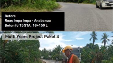 MYP Sulsel Paket 4: Peningkatan Jalan di Soppeng dan Wajo, Bahu Jalan Dibeton