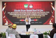 Dilaksanakan di Gowa, Bupati Husniah Sebut SDM Berintegritas Kunci Pemilu Berkualitas