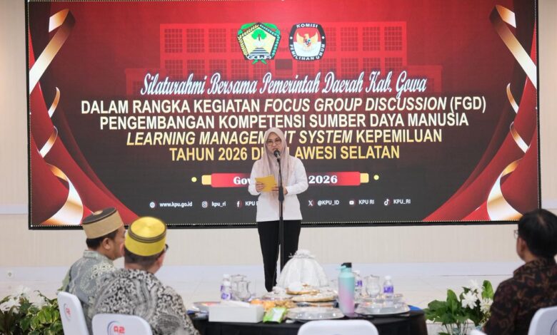 Dilaksanakan di Gowa, Bupati Husniah Sebut SDM Berintegritas Kunci Pemilu Berkualitas