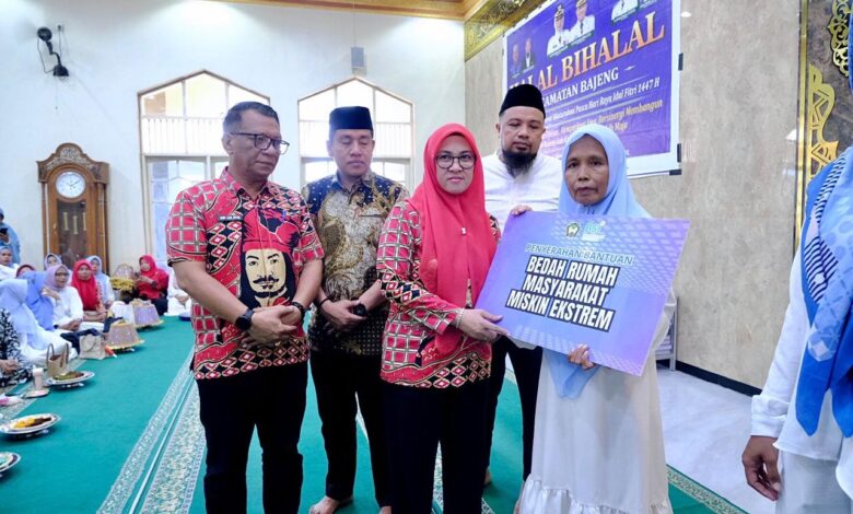 Halalbihalal di Bajeng, Bupati Husniah Ajak Masyarakat Sukseskan Program Gowa Bersama
