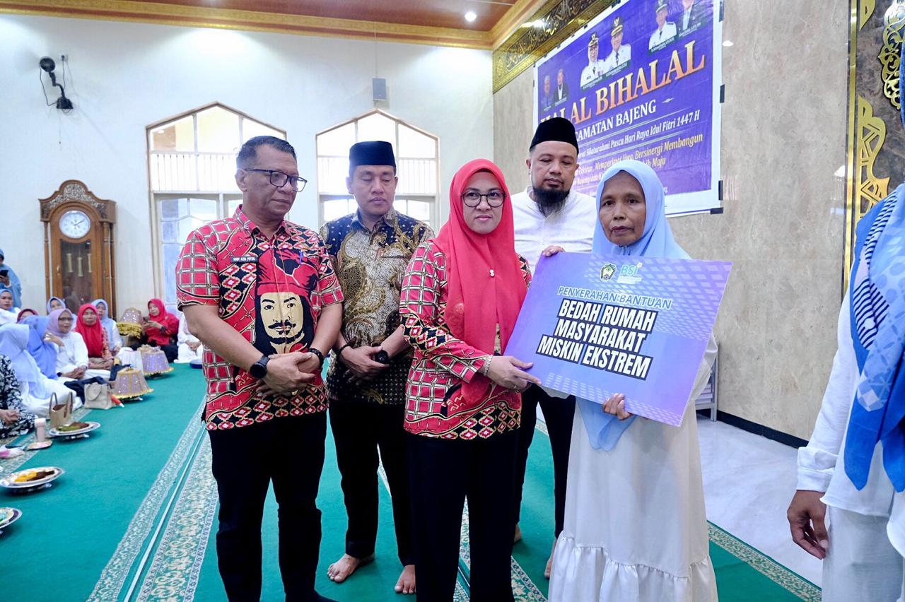 Halalbihalal di Bajeng, Bupati Husniah Ajak Masyarakat Sukseskan Program Gowa Bersama