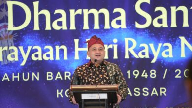 Wali Kota Makassar Tekankan Toleransi sebagai Kekuatan Pembangunan di Dharma Santi Nyepi