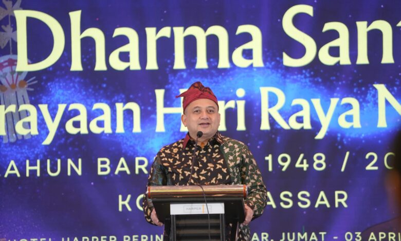 Wali Kota Makassar Tekankan Toleransi sebagai Kekuatan Pembangunan di Dharma Santi Nyepi