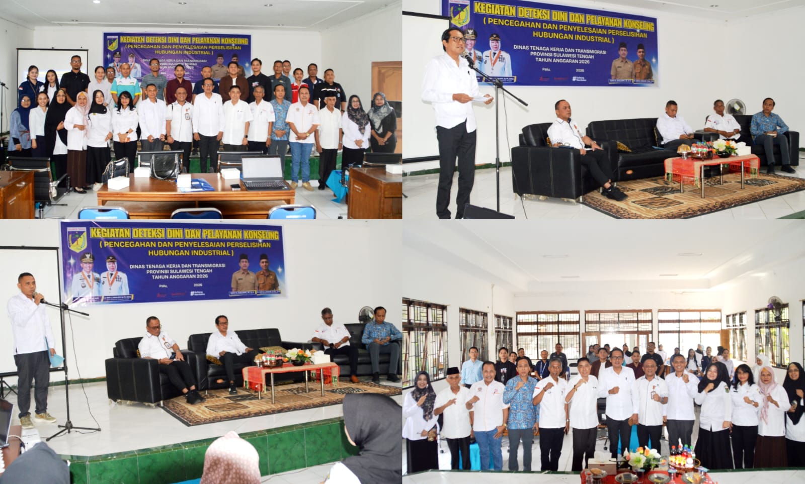Cegah Perselisihan Industrial, Disnakertrans Sulteng Gelar Deteksi Dini dan Konseling