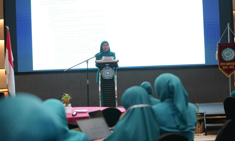 Rakerda TP PKK Kota Makassar 2026, Melinda Aksa Tegaskan Komitmen Jalankan Program Prioritas