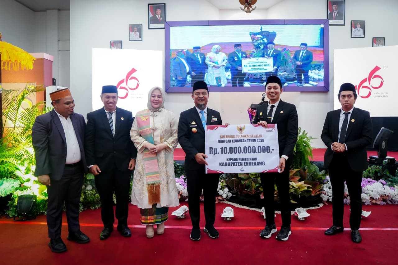 Di Hari Jadi Enrekang ke-66, Gubernur Sulsel: Enrekang Harus Tumbuh lewat Pertanian dan Infrastruktur