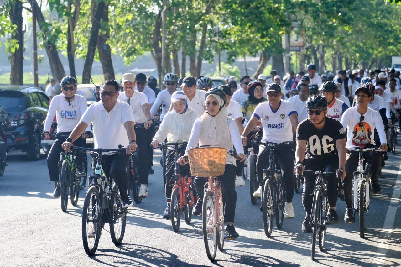 Canangkan Gerakan Ayo Bersepeda, Bupati Gowa Dorong Hemat Energi