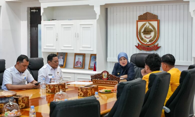 Wakil Wali Kota Makassar Terima Audiensi MPM UNM Bahas Pekan Parlemen 2026