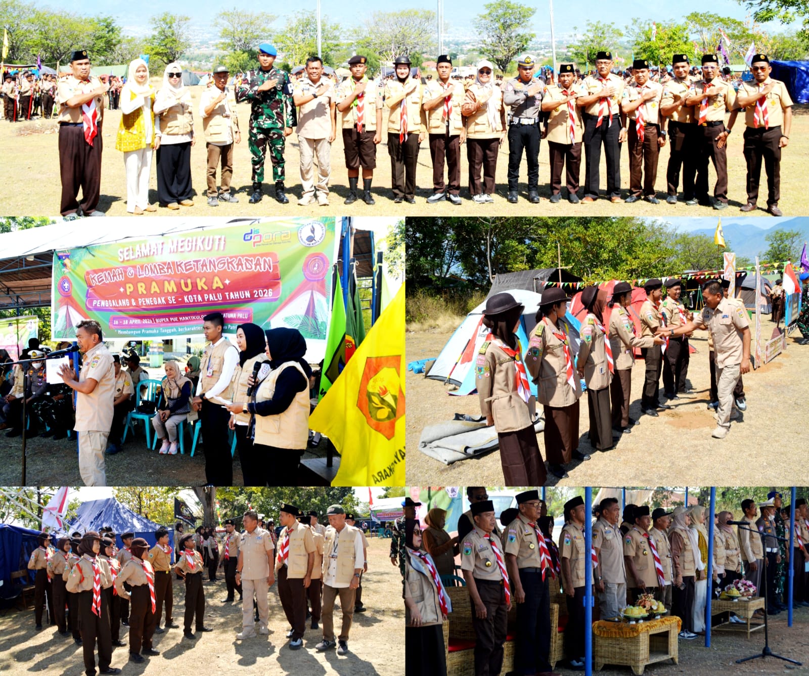 Wakili Wali Kota Palu, Staf Ahli Nathan Pagasongan Hadiri Pembukaan Community Hub and Youth Followship Pramuka