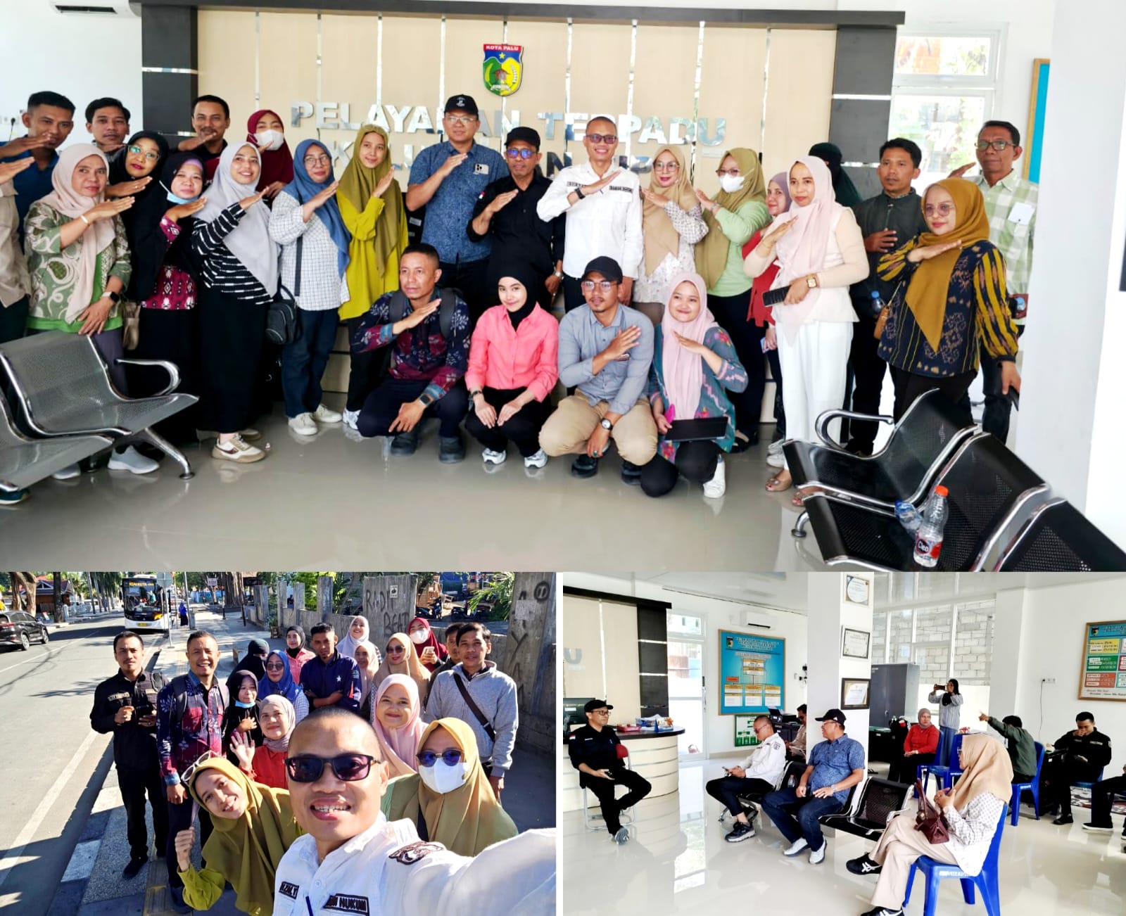 Turun ke Lapangan, Bagian Hukum Setda Kota Palu Lakukan Monev Posbankum