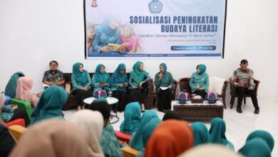 PKK Makassar Sosialisasi Gerakan Gemar Membaca 15 Menit Sehari