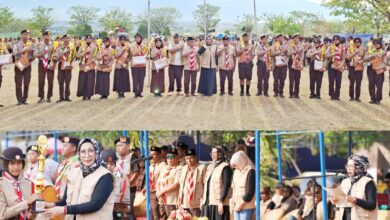 Wakili Wali Kota Kadispora Palu Tutup Kemah Pramuka Penggalang dan Penegak