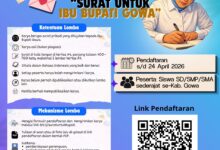 Peringati Hari Kartini 2026, Pemkab Gowa Dorong Literasi Generasi Muda Melalui Lomba Surat Untuk Bupati