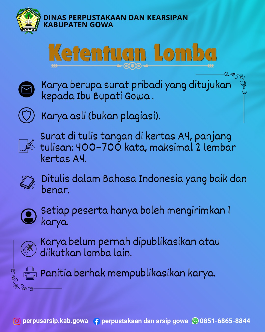 Peringati Hari Kartini 2026, Pemkab Gowa Dorong Literasi Generasi Muda Melalui Lomba Surat Untuk Bupati