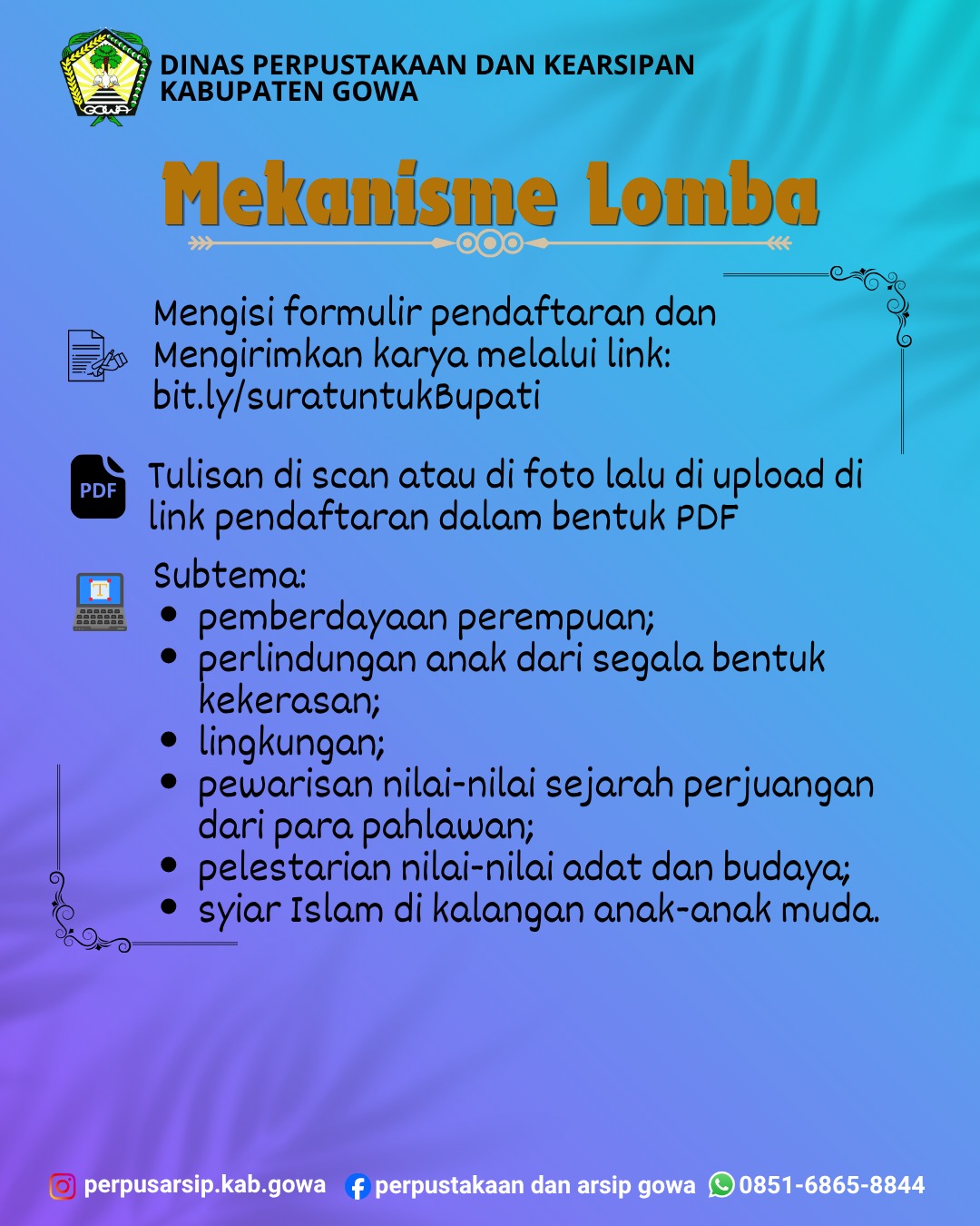 Peringati Hari Kartini 2026, Pemkab Gowa Dorong Literasi Generasi Muda Melalui Lomba Surat Untuk Bupati