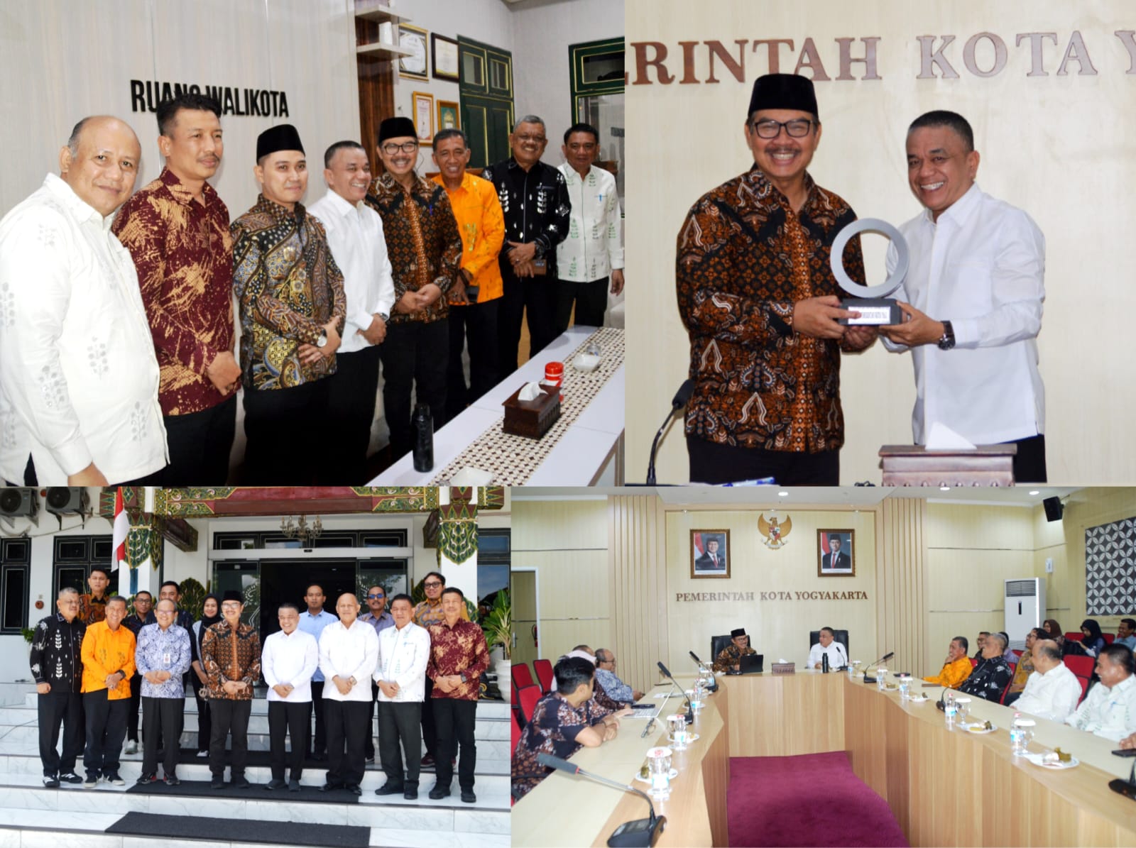 Bangun Kolaborasi, Wali Kota Palu Hadianto Rasyid Kunjungan Silaturahmi ke Wali Kota Yogyakarta