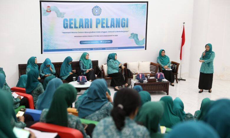 Gelari Pelangi TP PKK Makassar, Perkuat Pemberdayaan Ekonomi Keluarga dan Pendidikan Anak