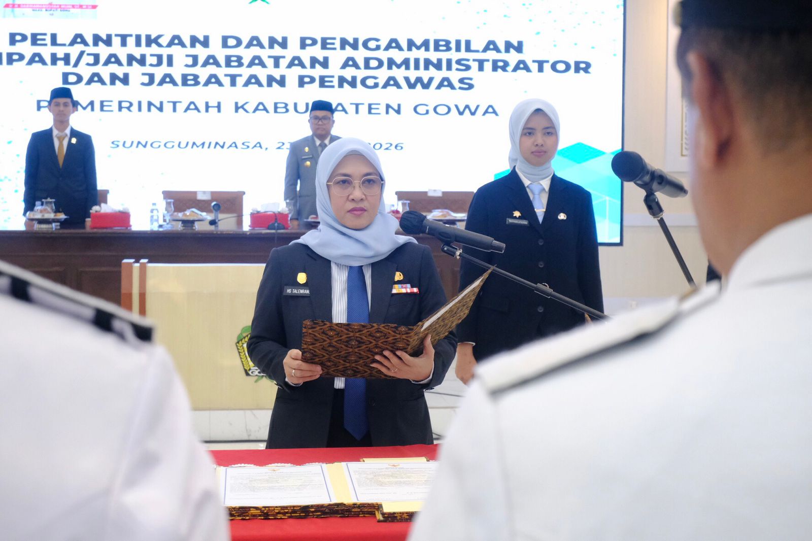 Lantik 124 Pejabat, Bupati Gowa Tegaskan Komitmen Loyalitas dan Profesionalisme