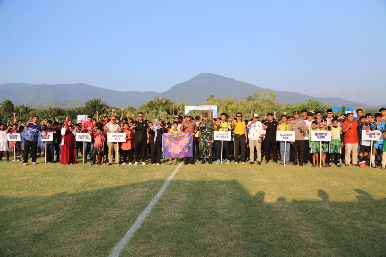 Sekda Lutim Buka Liga Pelajar, Ajang Lahirkan Bibit Unggul Sepakbola