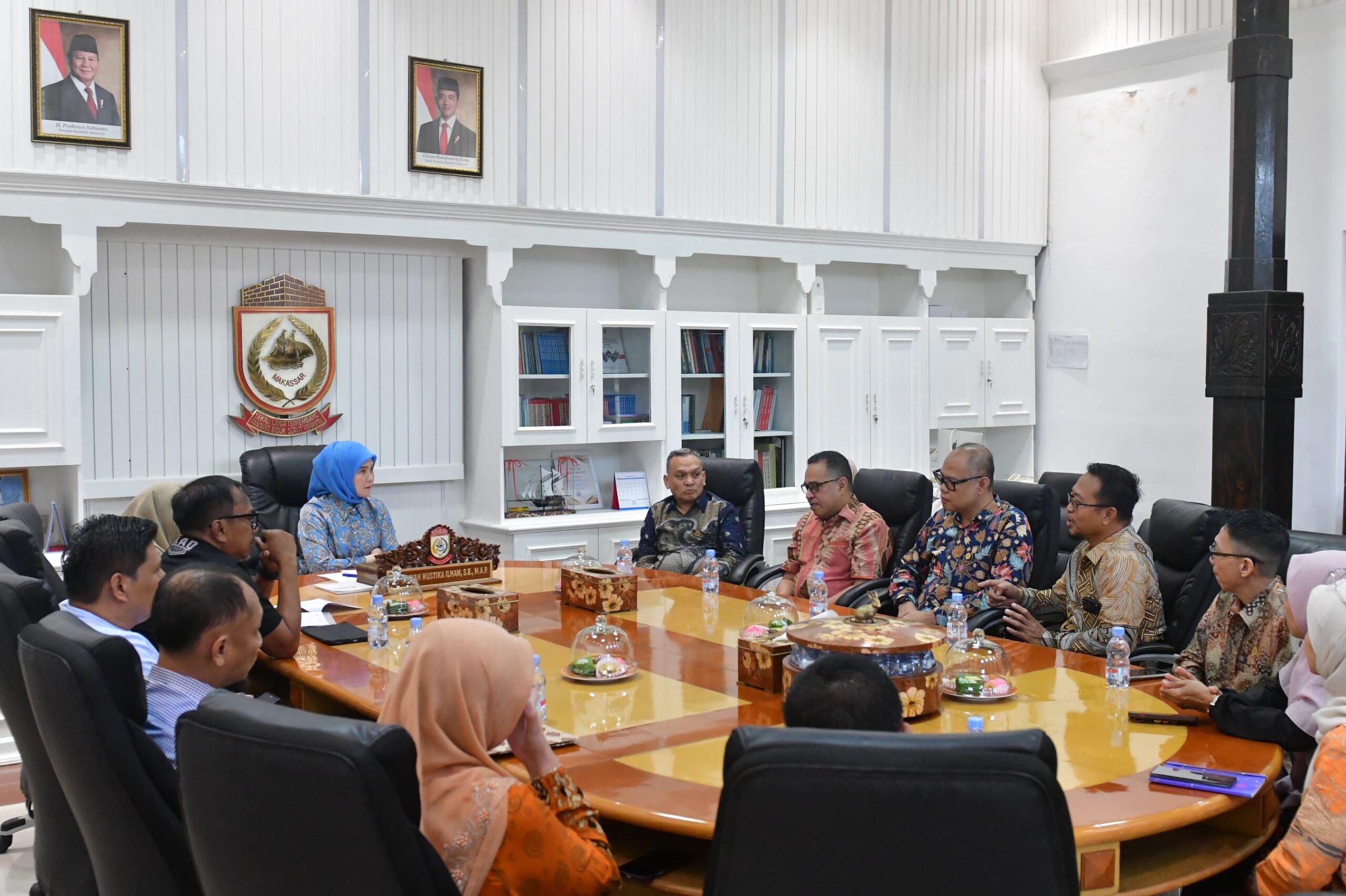 Audiensi IAI Sulsel, Wawali Makassar Dukung Workshop Penguatan Pengelolaan Keuangan