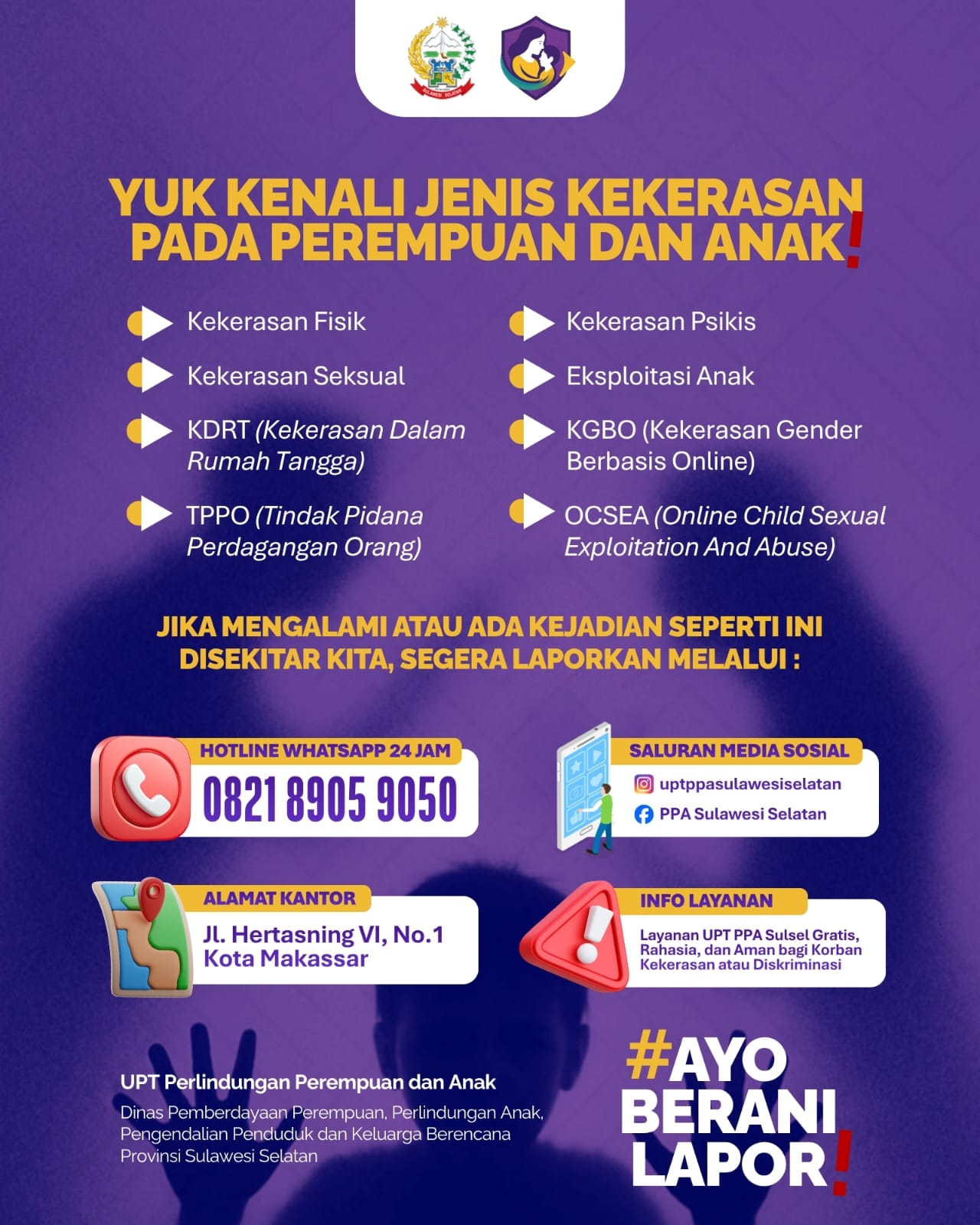 Kasus Pelecehan di Kampus Mencuat, Pemprov Sulsel Tegaskan Komitmen Perlindungan Perempuan dan Anak