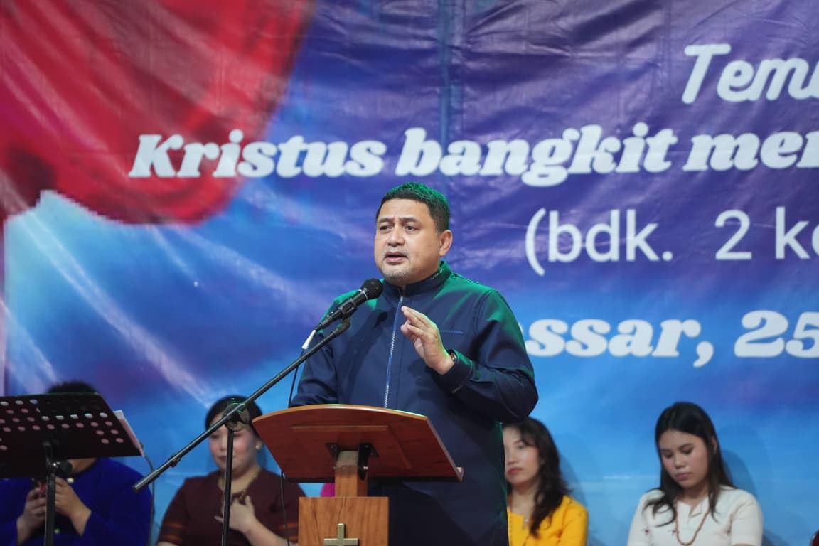 Pesan Damai Munafri pada Perayaan Paskah KPI Gereja Toraja Jemaat Tamalanrea: Bersatu Bangun Makassar, Tanpa Sekat Perbedaan