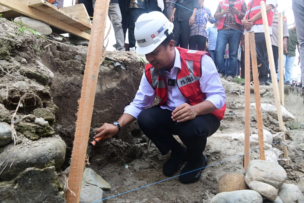 Groundbreaking Paket 4 MYP Irigasi, Gubernur Sulsel Dongkrak Produktivitas Pertanian di Luwu Raya