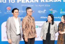 Road to Pekan Reksa Dana 2026 digelar di Makassar. OJK dan APRDI dorong literasi investasi dan perluas partisipasi investor muda di Indonesia.