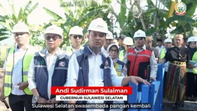 Perkuat Jaringan Irigasi, Gubernur Sulsel Groundbreaking Program MYP Irigasi di Soppeng-Bone-Wajo