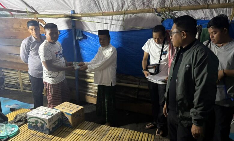 LAZ Hadji Kalla Salurkan Voucher Belanja untuk Korban Kebakaran di Polewali Mandar