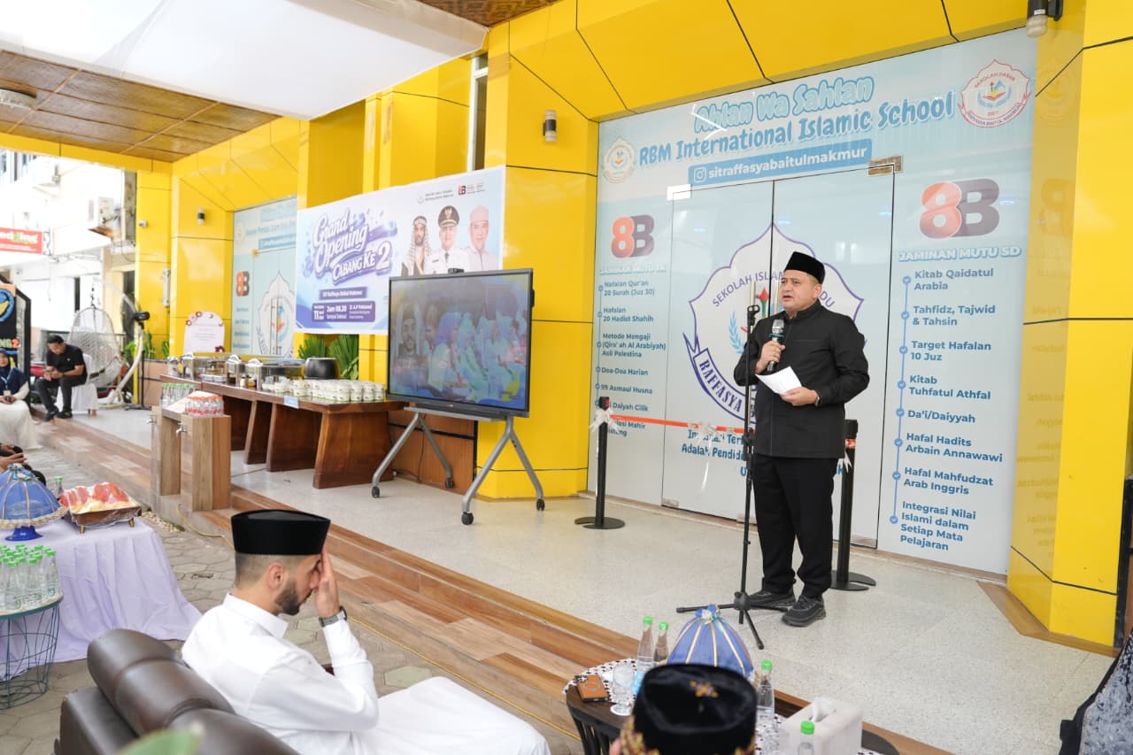 Munafri Resmikan SIT Raffasya Makassar, Tekankan Pendidikan Iman, Akhlak, dan Intelektual