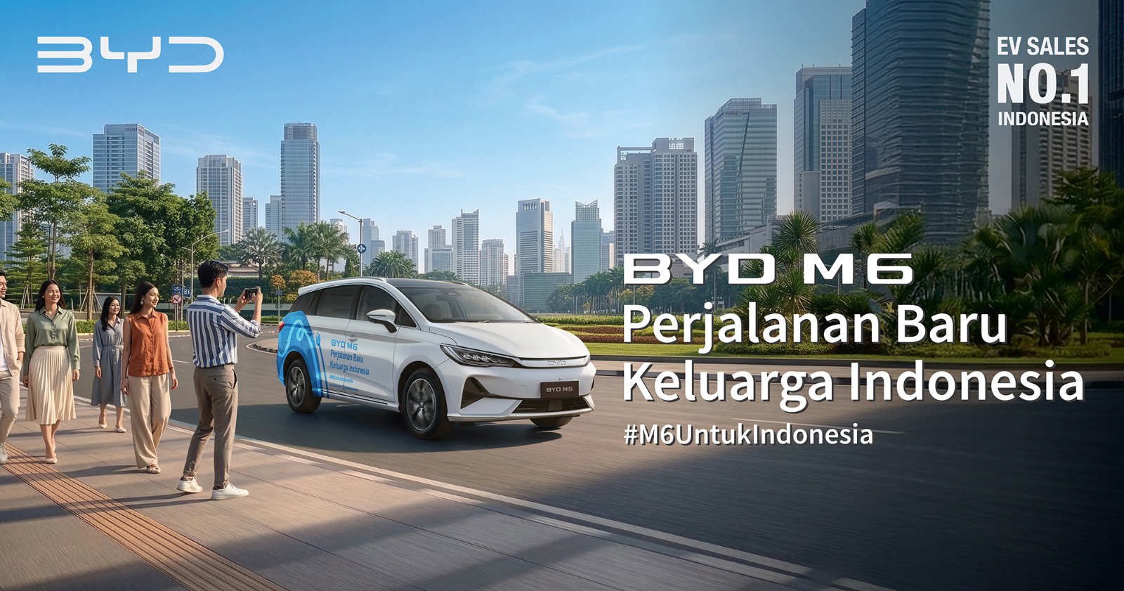 Event BYD “M6 Moving in The City” Ramaikan CFD Makassar, Hadirkan Zumba hingga Demo Teknologi EV