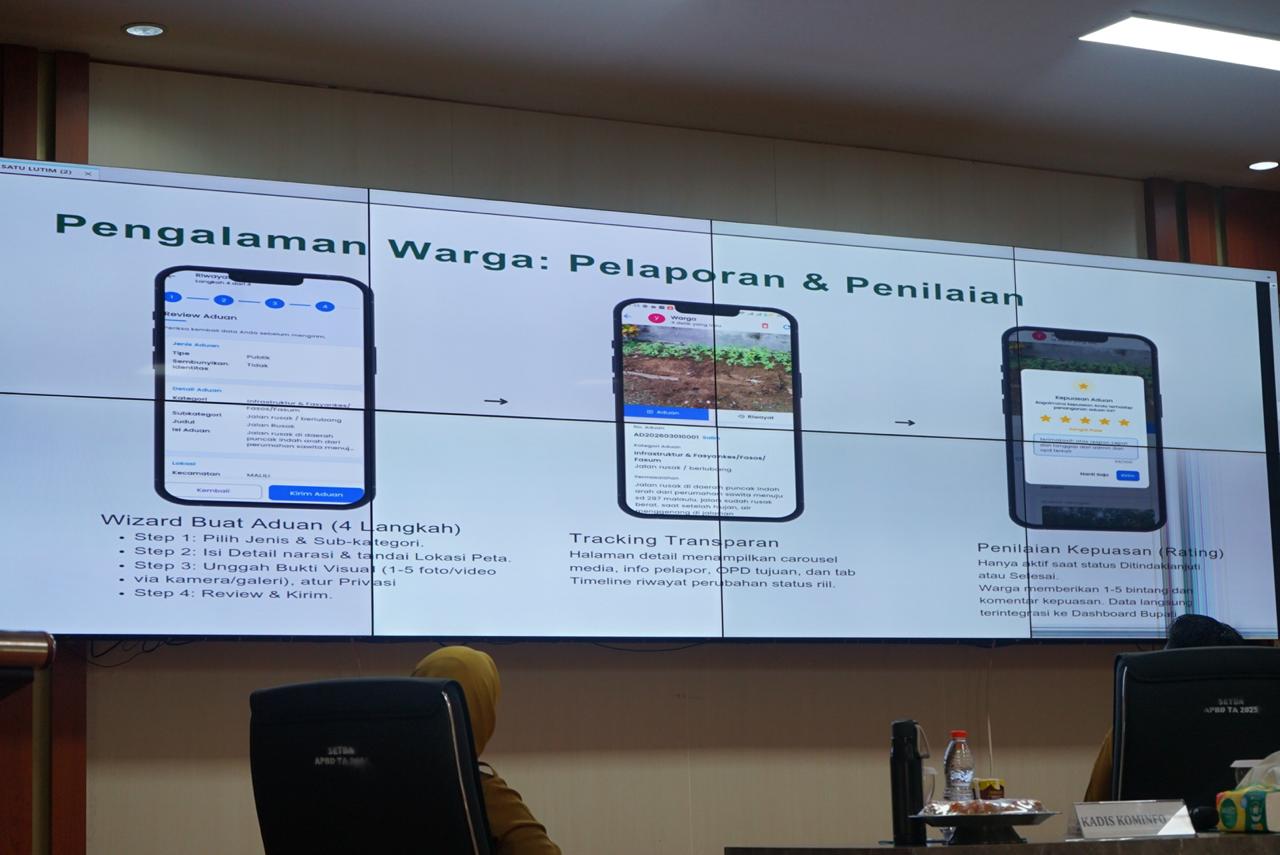 Aplikasi Lapor Pak Bupati Jadi Solusi Aduan Warga, Kominfo-SP Lutim Gelar Sosialisasi