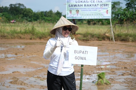 Dorong Swasembada Pangan, Bupati Gowa Optimalkan Program Cetak Sawah Rakyat