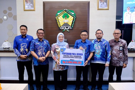 Setor Dividen Rp3,49 Miliar, Bupati Gowa Minta Perumda AM Tirta Jeneberang Tingkatkan Pelayanan ke Masyarakat