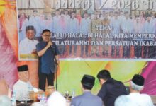 Hadiri Halalbihalal IKABA, Sekprov Sulsel Tekankan Peran Alumni dalam Pembangunan