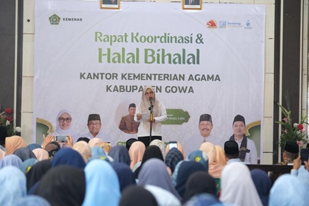 Bupati Gowa Ajak Perkuat Kebersamaan dan Pelayanan di Halalbihalal Kemenag