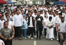 Semarak Hari Jadi Bone ke-696, Gubernur Sulsel Lepas Puluhan Ribu Warga Ramaikan Jalan Sehat Anti Mager