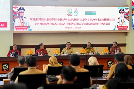 Sekprov Sulsel Dorong Akselerasi Manajemen Talenta ASN, Tekankan Sistem Berbasis Kinerja
