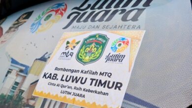 Sekda Resmi Lepas Kafilah Lutim, Optimis Tampil Maksimal di MTQ Sulsel Maros