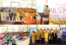 Wakili Wali Kota, Nathan Pagasongan Hadiri Perayaan Paskah Gereja Toraja Jemaat Moria Palu