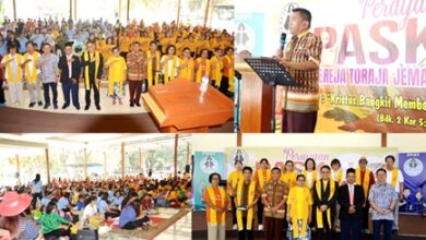 Wakili Wali Kota, Nathan Pagasongan Hadiri Perayaan Paskah Gereja Toraja Jemaat Moria Palu