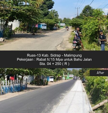 MYP Paket 3 Perkuat Infrastruktur Jalan Pinrang-Sidrap, Tingkatkan Konektivitas dan Kenyamanan Berkendara