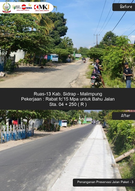 MYP Paket 3 Perkuat Infrastruktur Jalan Pinrang-Sidrap, Tingkatkan Konektivitas dan Kenyamanan Berkendara
