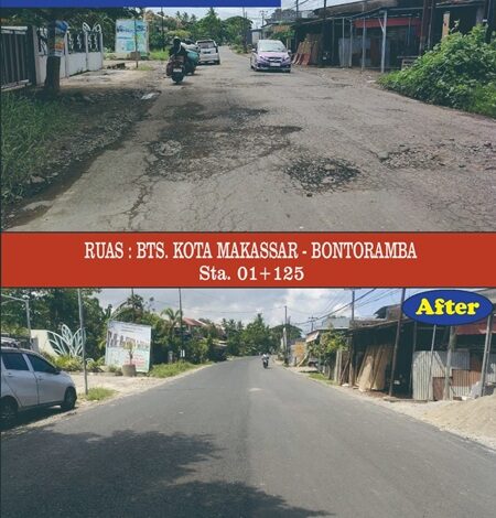 Pemprov Sulsel Genjot Proyek MYP, Sejumlah Ruas Jalan Kini Lebih Mulus dan Aman