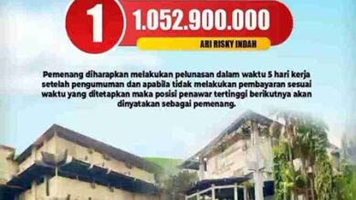 Penawaran Tertinggi, Ari Risky Indah Pemenang Lelang Material Bangunan Kantor DPRD Makassar